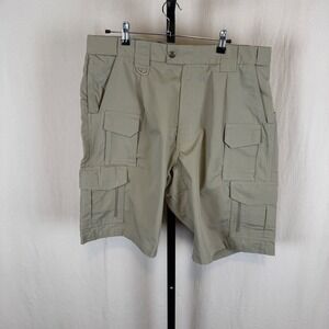 Blackhawk Mens Lightweight Tactical Shorts Khaki Tan Ripstop Cargo Size 40